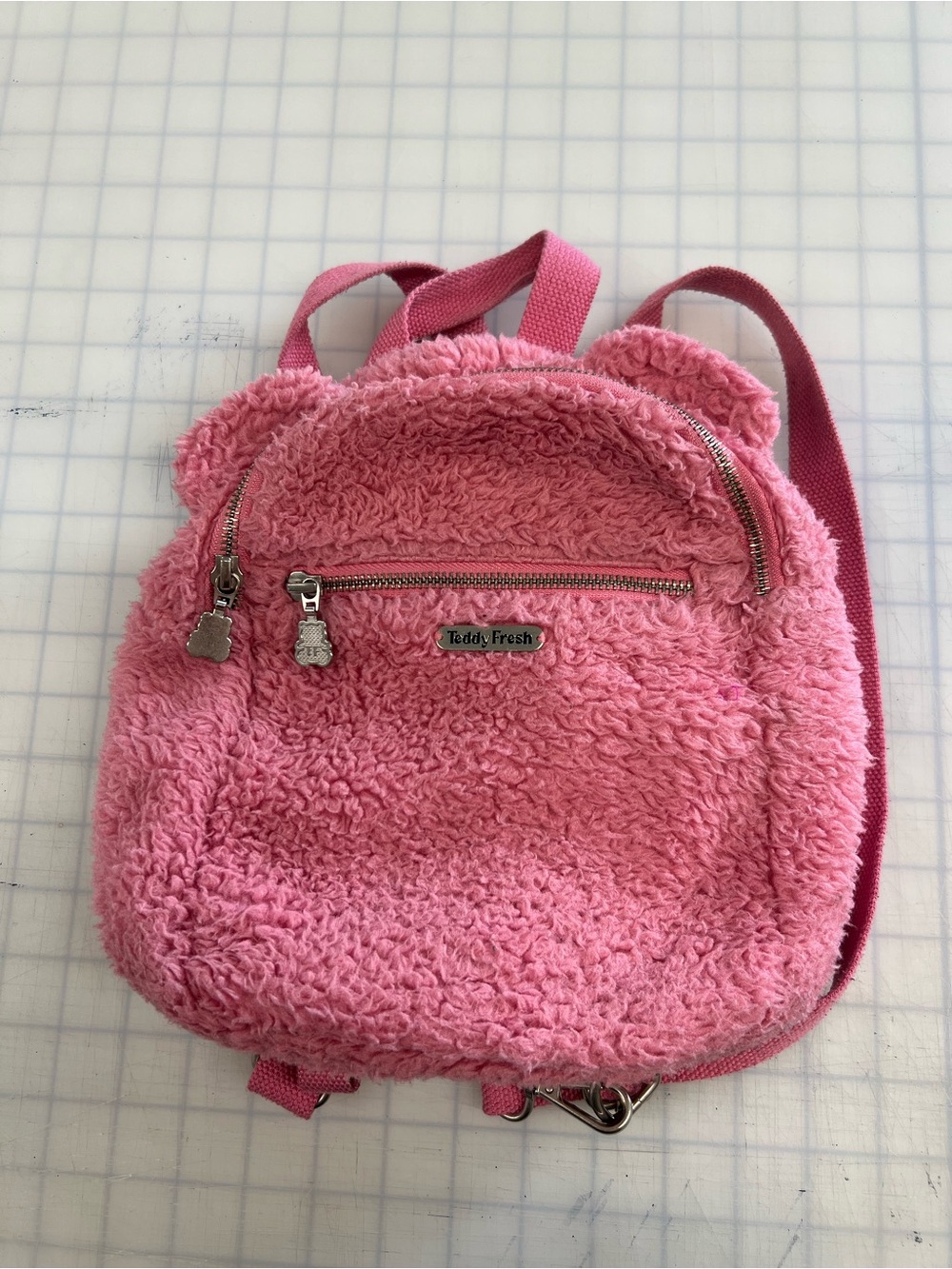 Teddy Fresh Pink Backpack